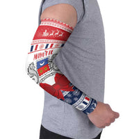Personalized Mayotte Christmas Arm Sleeves Joyeux Noel - Wonder Print Shop