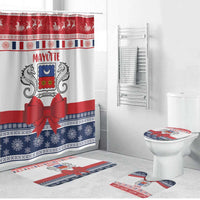Mayotte Christmas Bathroom Set Joyeux Noel - Wonder Print Shop