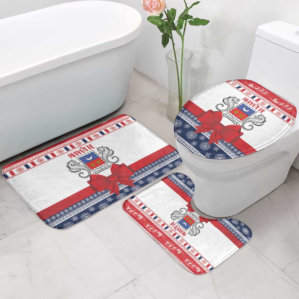 Mayotte Christmas Bathroom Set Joyeux Noel - Wonder Print Shop