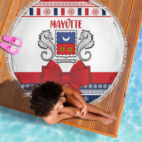 Mayotte Christmas Beach Blanket Joyeux Noel - Wonder Print Shop