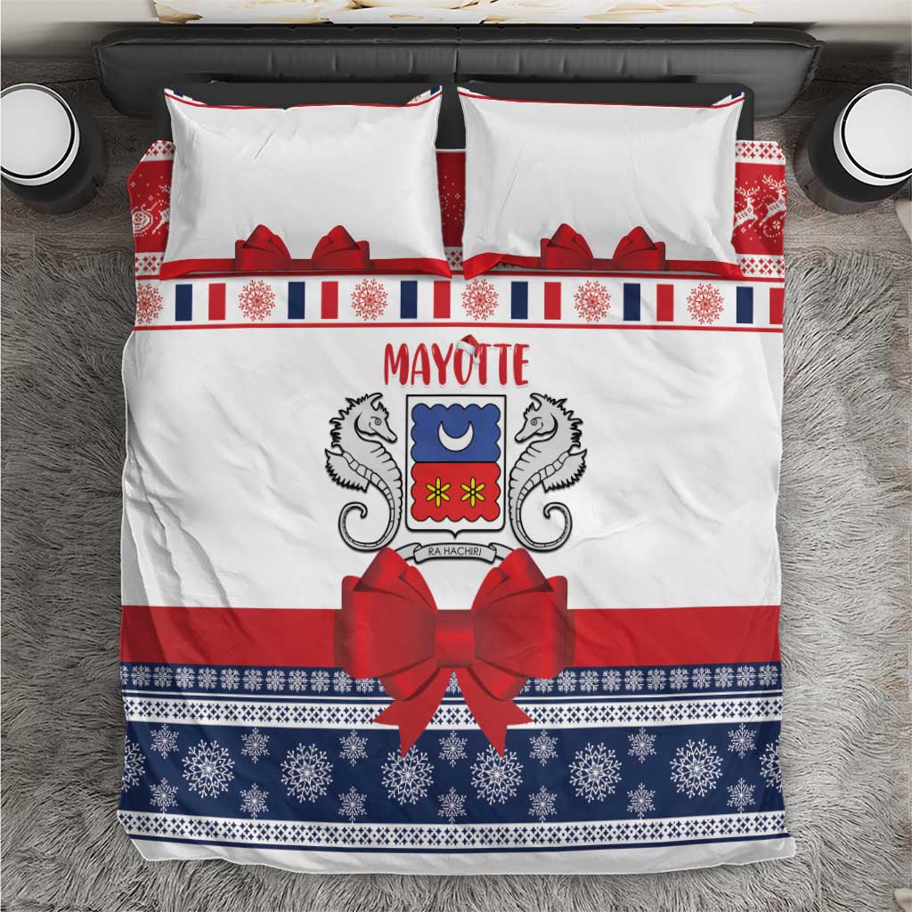 Mayotte Christmas Bedding Set Joyeux Noel - Wonder Print Shop