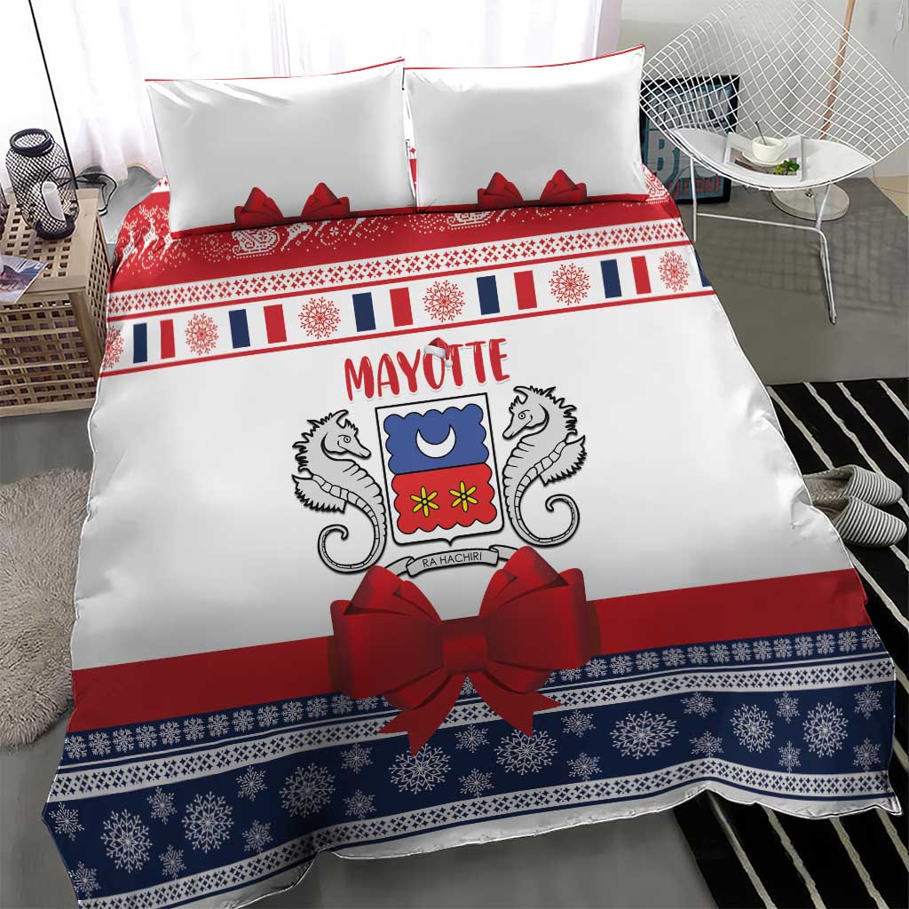Mayotte Christmas Bedding Set Joyeux Noel - Wonder Print Shop