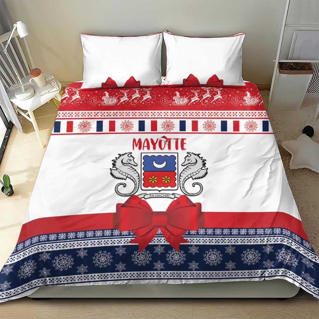 Mayotte Christmas Bedding Set Joyeux Noel - Wonder Print Shop