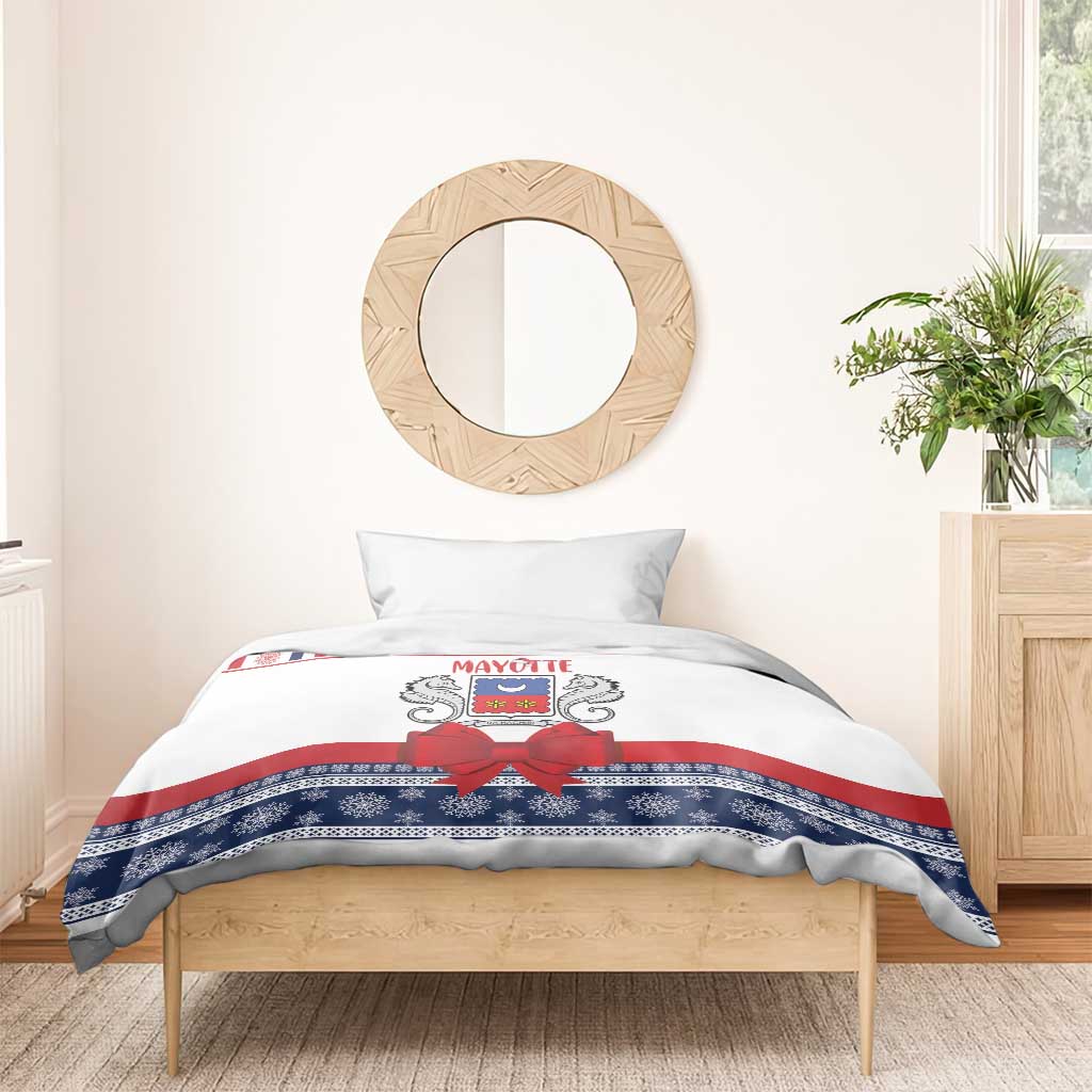 Mayotte Christmas Bedding Set Joyeux Noel - Wonder Print Shop