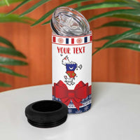 Personalized Mayotte Christmas 4 in 1 Can Cooler Tumbler Joyeux Noel - Wonder Print Shop