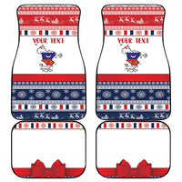 Personalized Mayotte Christmas Car Mats Joyeux Noel - Wonder Print Shop