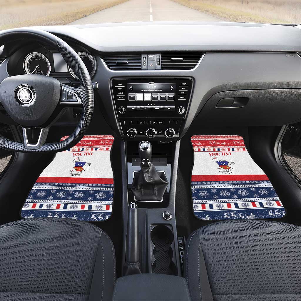 Personalized Mayotte Christmas Car Mats Joyeux Noel - Wonder Print Shop