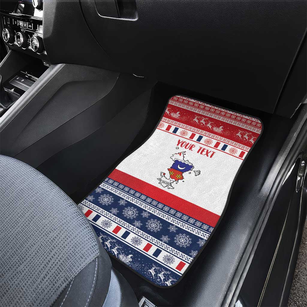 Personalized Mayotte Christmas Car Mats Joyeux Noel - Wonder Print Shop