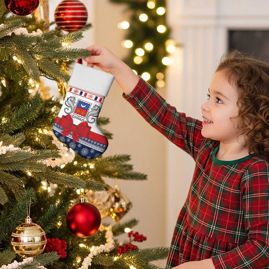 Mayotte Christmas Stocking Joyeux Noel - Wonder Print Shop