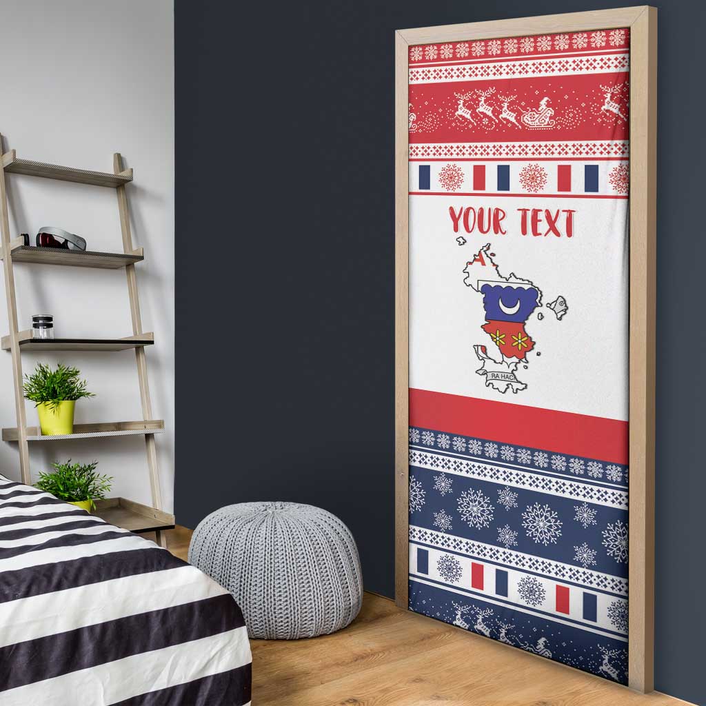 Personalized Mayotte Christmas Door Cover Joyeux Noel - Wonder Print Shop