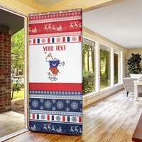 Personalized Mayotte Christmas Door Cover Joyeux Noel - Wonder Print Shop