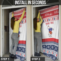 Personalized Mayotte Christmas Door Cover Joyeux Noel - Wonder Print Shop