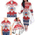 Personalized Mayotte Christmas Family Matching Off The Shoulder Long Sleeve Dress and Hawaiian Shirt Joyeux Noel - Wonder Print Shop