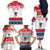 Personalized Mayotte Christmas Family Matching Off The Shoulder Long Sleeve Dress and Hawaiian Shirt Joyeux Noel - Wonder Print Shop
