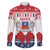 Personalized Mayotte Christmas Family Matching Off Shoulder Maxi Dress and Hawaiian Shirt Joyeux Noel - Wonder Print Shop