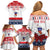 Personalized Mayotte Christmas Family Matching Off Shoulder Short Dress and Hawaiian Shirt Joyeux Noel - Wonder Print Shop