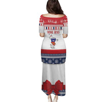 Personalized Mayotte Christmas Family Matching Puletasi and Hawaiian Shirt Joyeux Noel - Wonder Print Shop