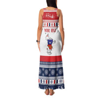 Personalized Mayotte Christmas Family Matching Tank Maxi Dress and Hawaiian Shirt Joyeux Noel - Wonder Print Shop