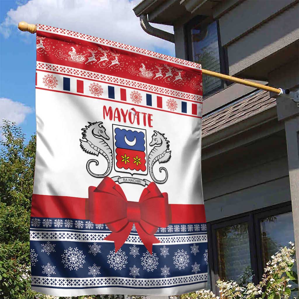 Mayotte Christmas Garden Flag Joyeux Noel - Wonder Print Shop