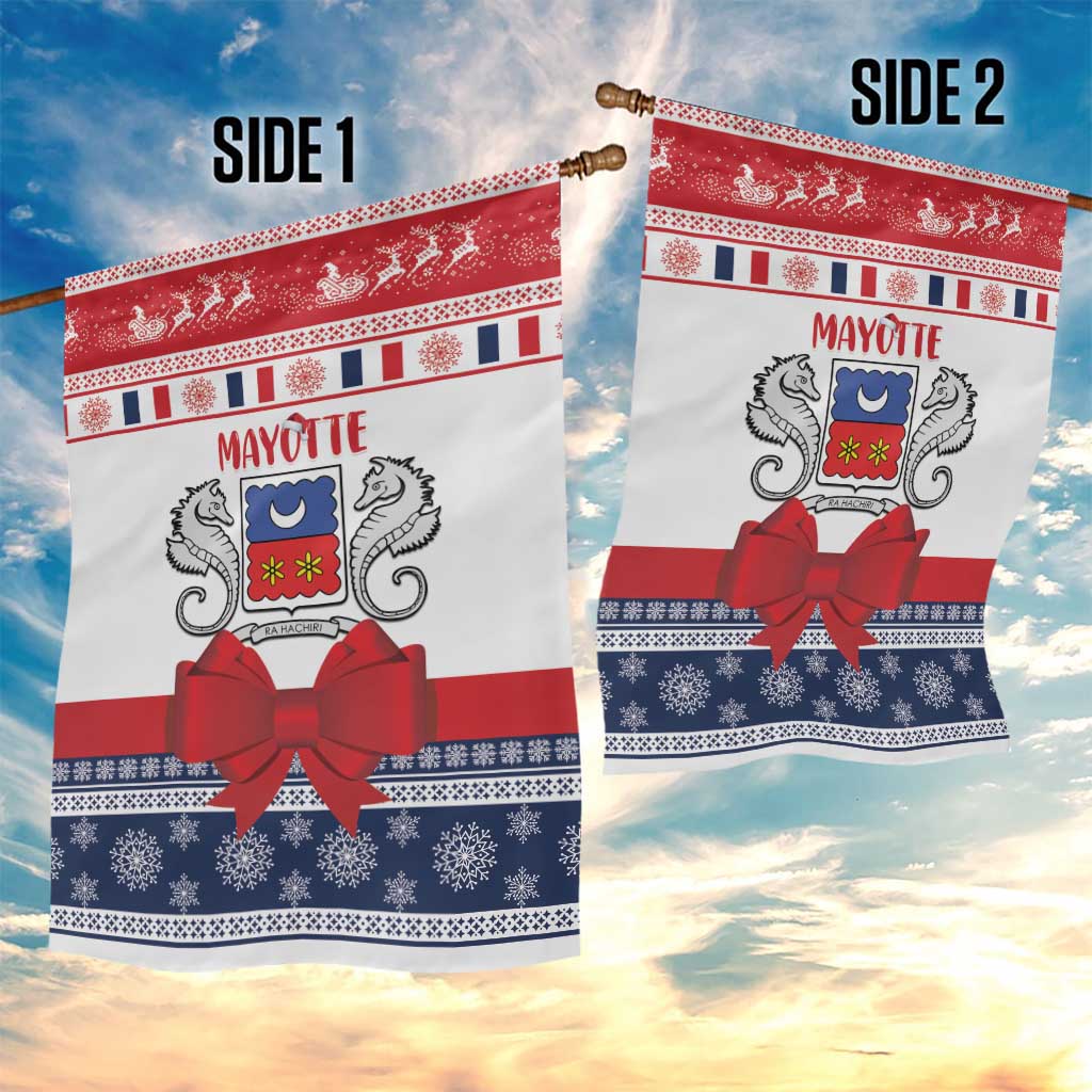 Mayotte Christmas Garden Flag Joyeux Noel - Wonder Print Shop