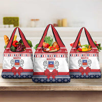 Mayotte Christmas Grocery Bag Joyeux Noel - Wonder Print Shop