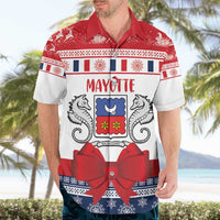 Personalized Mayotte Christmas Hawaiian Shirt Joyeux Noel - Wonder Print Shop