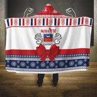 Mayotte Christmas Hooded Blanket Joyeux Noel - Wonder Print Shop