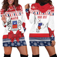 Personalized Mayotte Christmas Hoodie Dress Joyeux Noel - Wonder Print Shop