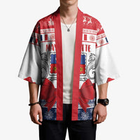 Personalized Mayotte Christmas Kimono Joyeux Noel - Wonder Print Shop