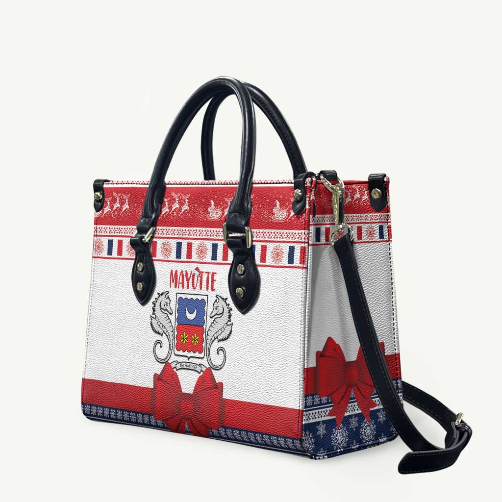 Mayotte Christmas Leather Bag Joyeux Noel - Wonder Print Shop