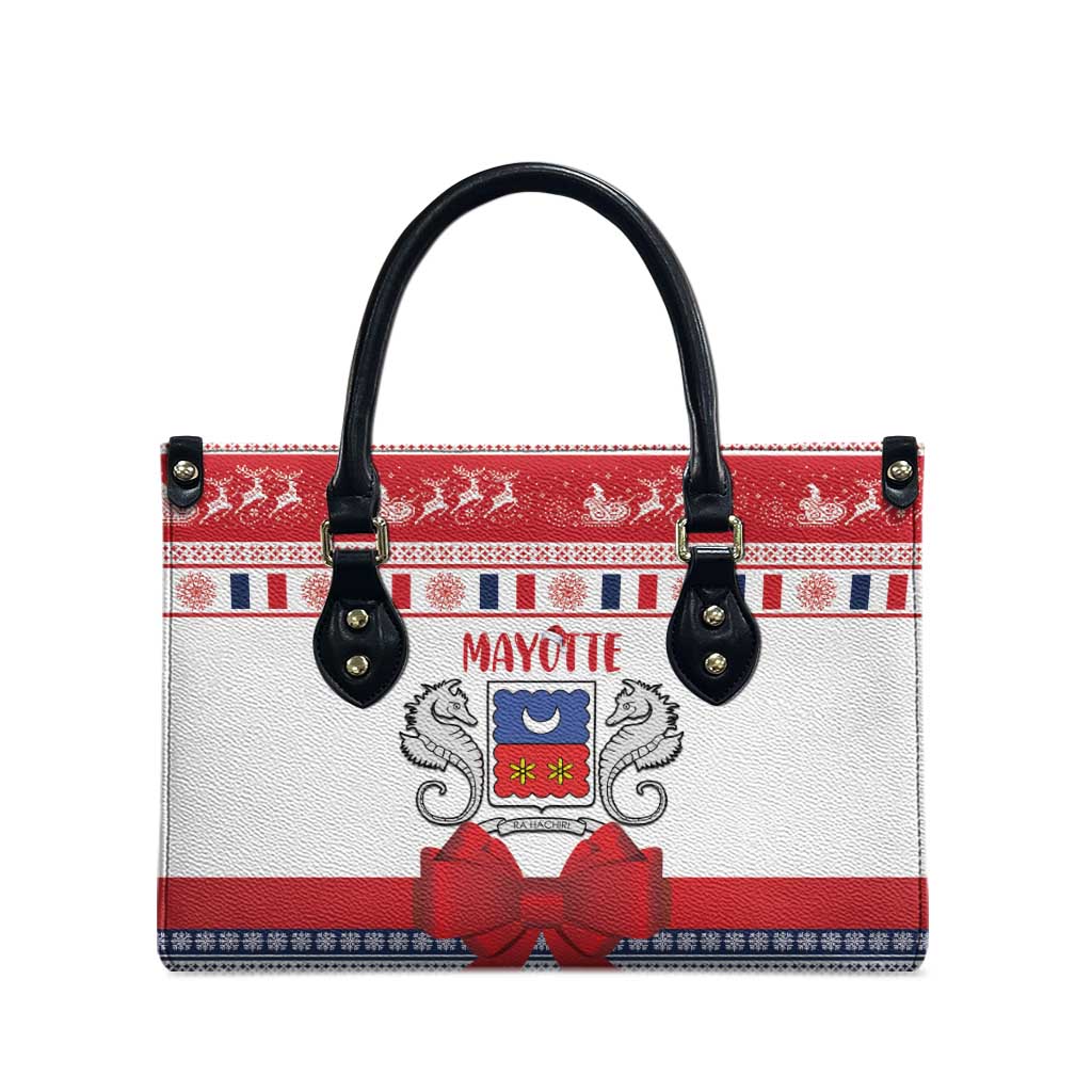 Mayotte Christmas Leather Bag Joyeux Noel - Wonder Print Shop