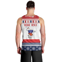 Personalized Mayotte Christmas Men Tank Top Joyeux Noel - Wonder Print Shop