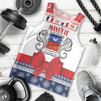 Personalized Mayotte Christmas Men Tank Top Joyeux Noel - Wonder Print Shop