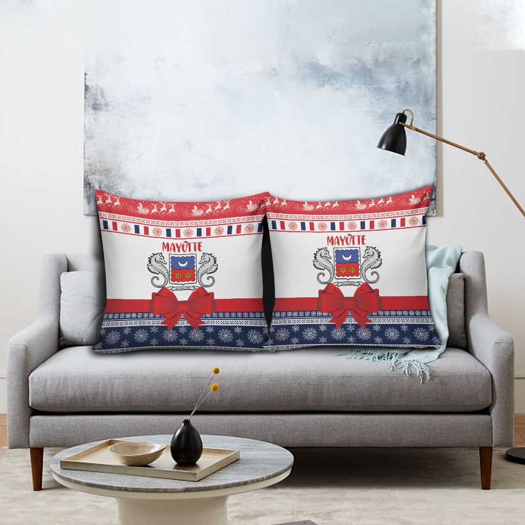 Mayotte Christmas Pillow Cover Joyeux Noel - Wonder Print Shop