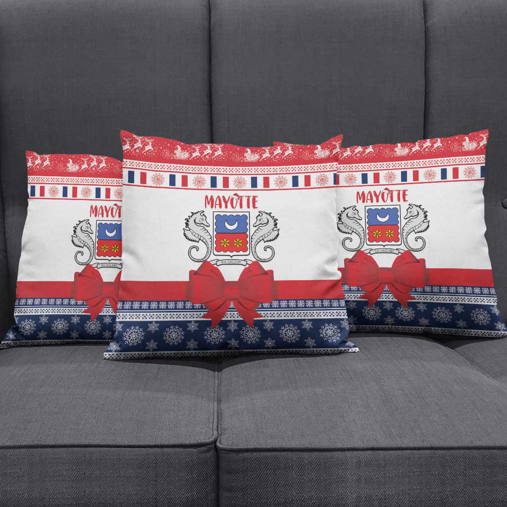 Mayotte Christmas Pillow Cover Joyeux Noel - Wonder Print Shop