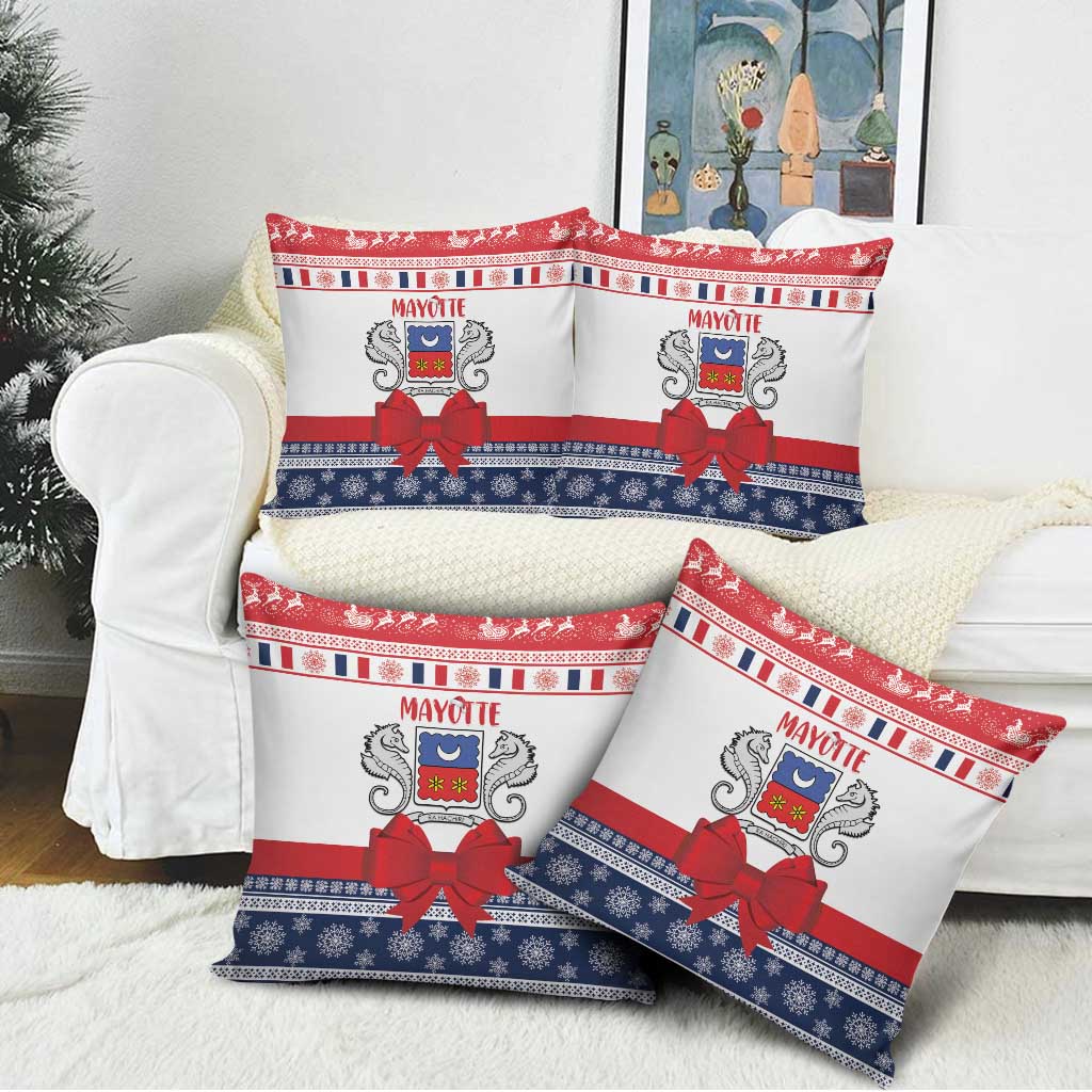 Mayotte Christmas Pillow Cover Joyeux Noel - Wonder Print Shop