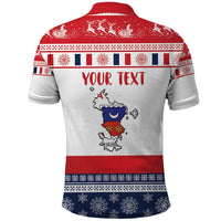 Personalized Mayotte Christmas Polo Shirt Joyeux Noel - Wonder Print Shop