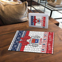 Mayotte Christmas Puzzle Joyeux Noel - Wonder Print Shop