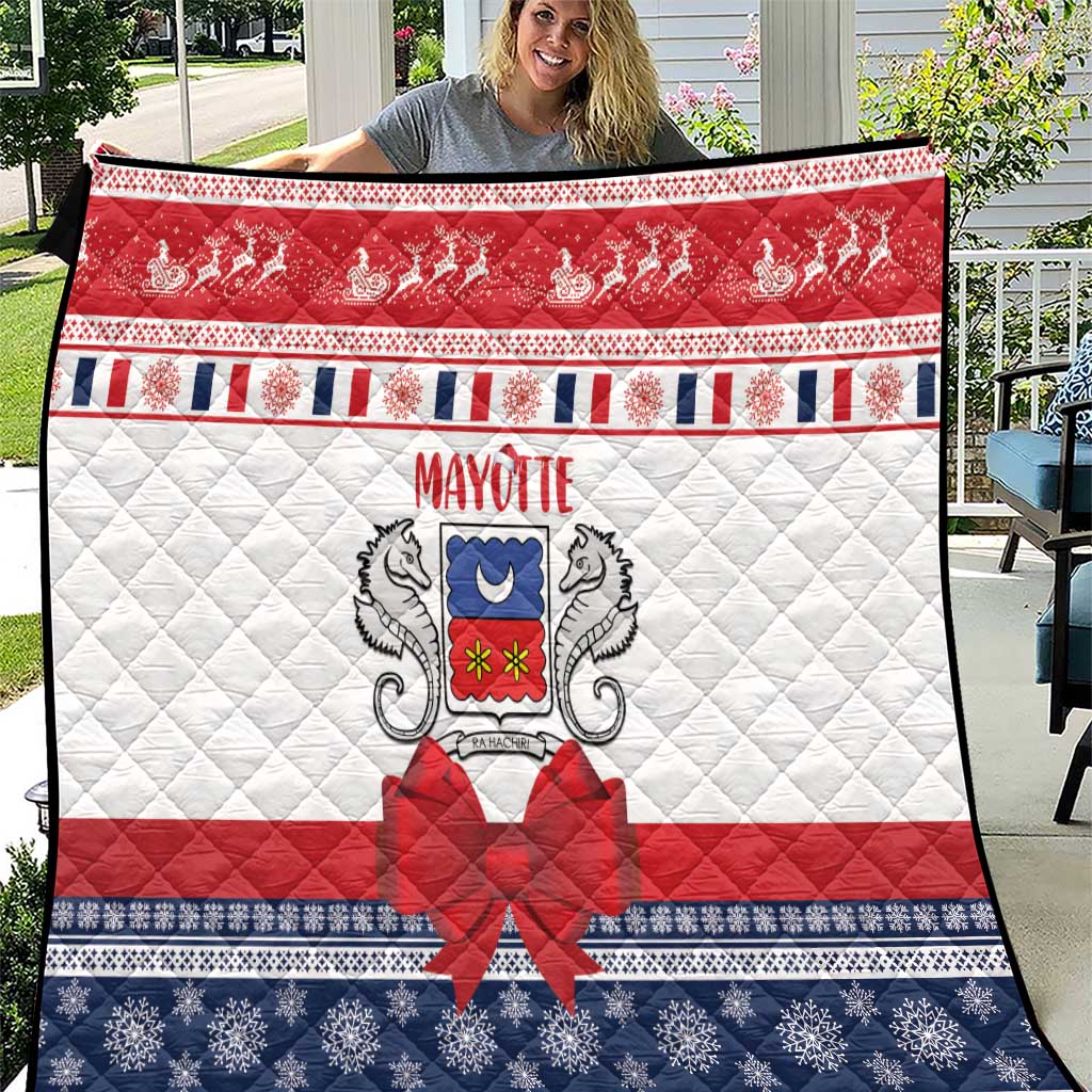 Mayotte Christmas Quilt Joyeux Noel - Wonder Print Shop