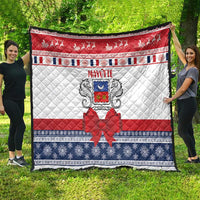 Mayotte Christmas Quilt Joyeux Noel - Wonder Print Shop