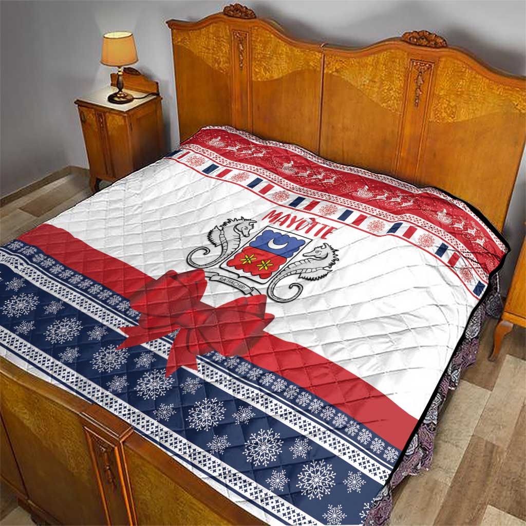 Mayotte Christmas Quilt Joyeux Noel - Wonder Print Shop