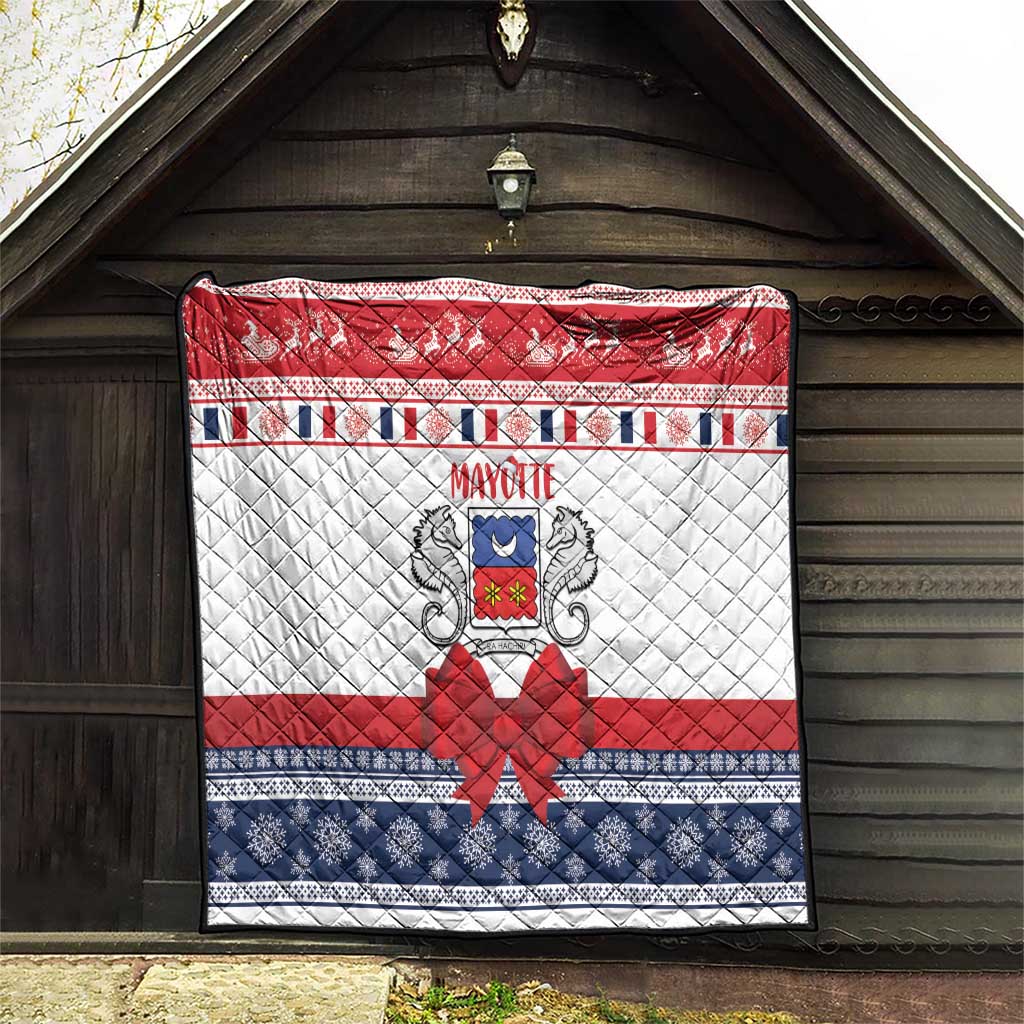 Mayotte Christmas Quilt Joyeux Noel - Wonder Print Shop