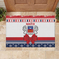 Mayotte Christmas Rubber Doormat Joyeux Noel - Wonder Print Shop
