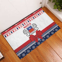 Mayotte Christmas Rubber Doormat Joyeux Noel - Wonder Print Shop