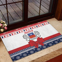 Mayotte Christmas Rubber Doormat Joyeux Noel - Wonder Print Shop