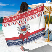 Mayotte Christmas Sarong Joyeux Noel - Wonder Print Shop