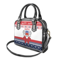 Mayotte Christmas Shoulder Handbag Joyeux Noel - Wonder Print Shop