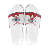 Mayotte Christmas Slide Sandals Joyeux Noel - Wonder Print Shop