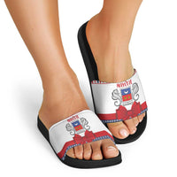 Mayotte Christmas Slide Sandals Joyeux Noel - Wonder Print Shop