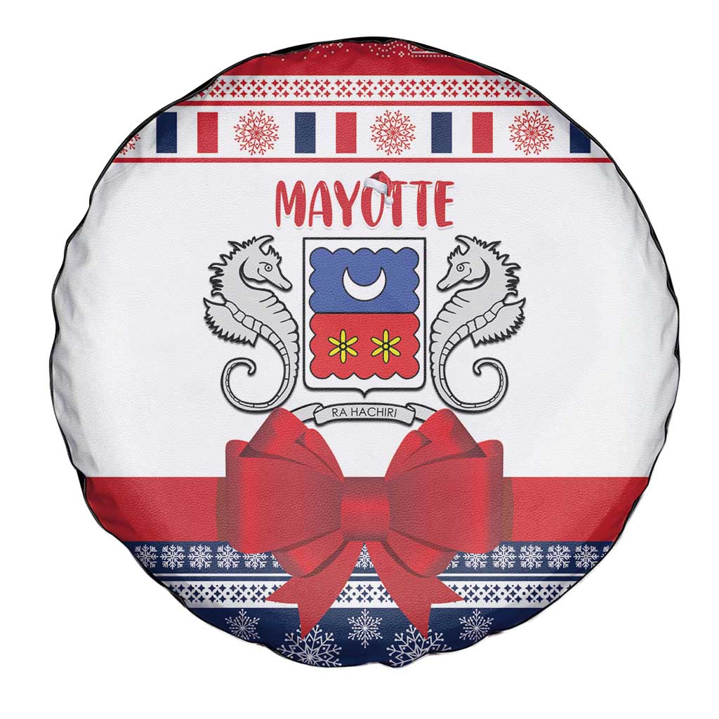 Mayotte Christmas Spare Tire Cover Joyeux Noel - Wonder Print Shop